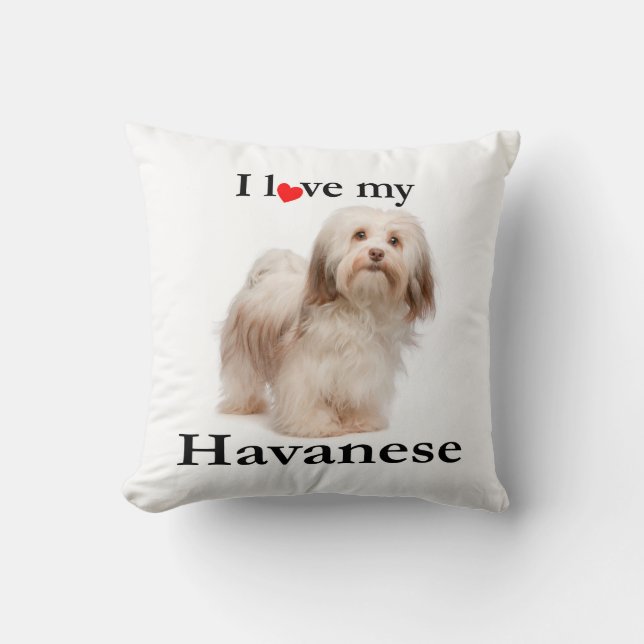 Love My Havanese Pillow (Front)