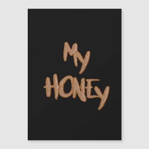 Love _ My Honey In Cookie Letters