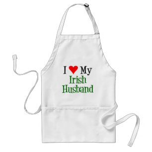 Love My irish Husband Adult Apron