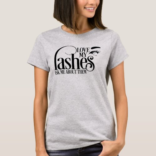 Love my Lashes Flowy T_Shirt