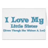 Love My Little Sister (Front Horizontal)