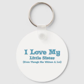 Love My Little Sister Keychain