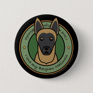 Love My Malinois Button