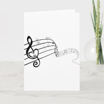 Love My Music Card by Letter_Art at Zazzle