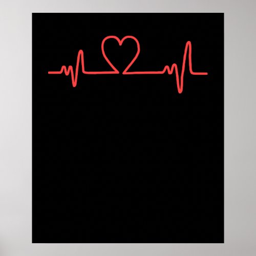 Love My Nurse Happy Valentines Day Poster