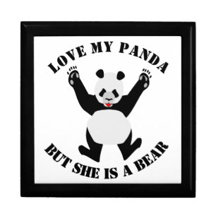 Love My Panda But She is a Bear Gift Box