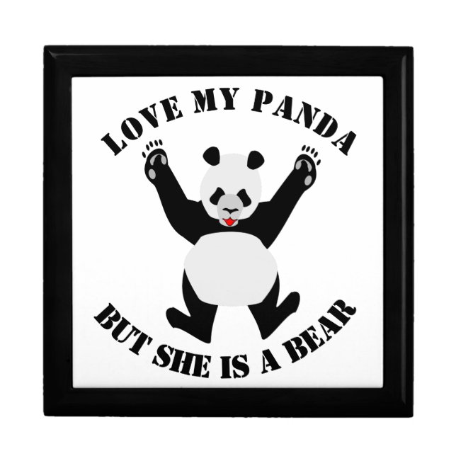 Love My Panda But She is a Bear Gift Box (Front)