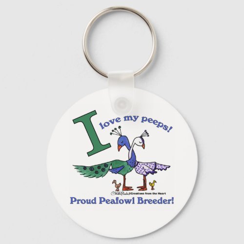 Love My Peeps_Breeders Keychain