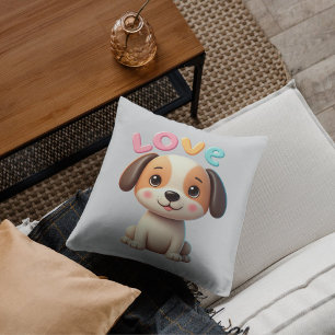 Love My Pet Photo Minimalist Gifts, Perfect Pet Throw Pillow