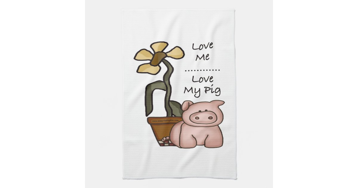 pig lover gift love my pig farm life towel show pig Pig towel pig love all you need is love and a pig Pig show towel