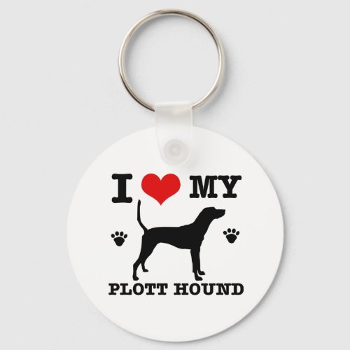 Love my plott hound keychain