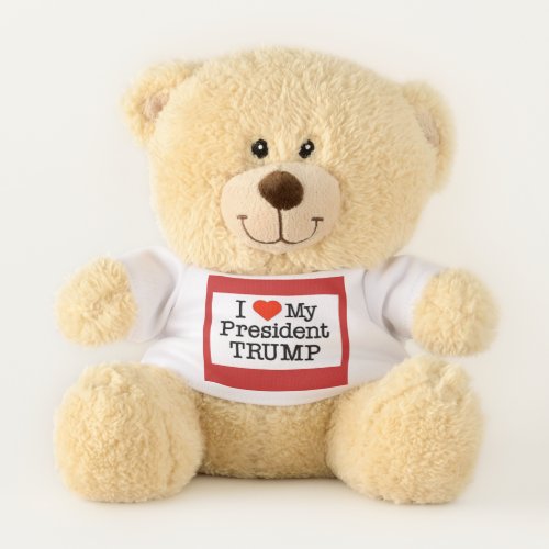 Love My President Trump Teddy Bear