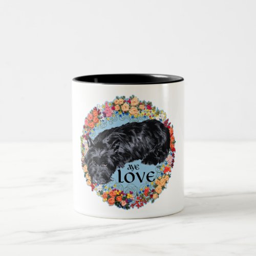 Love My Scottish Terrier Two_Tone Coffee Mug