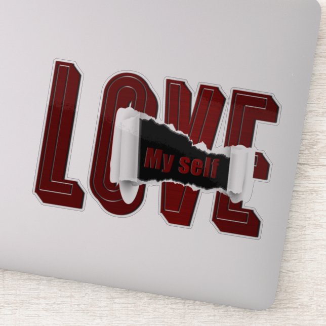 love my self Sticker (Detail)