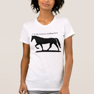 Tennessee Walking Horse Rhinestone Tee shirt black 