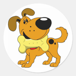 Love My Treats! Classic Round Sticker