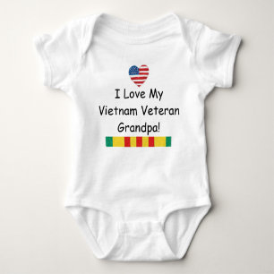 Love My Vietnam Veteran Grandpa Bodysuit