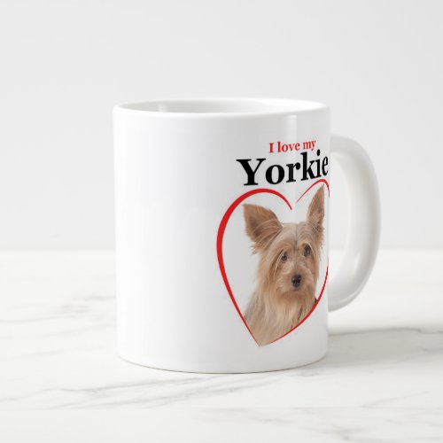 Love My Yorkie Jumbo Mug