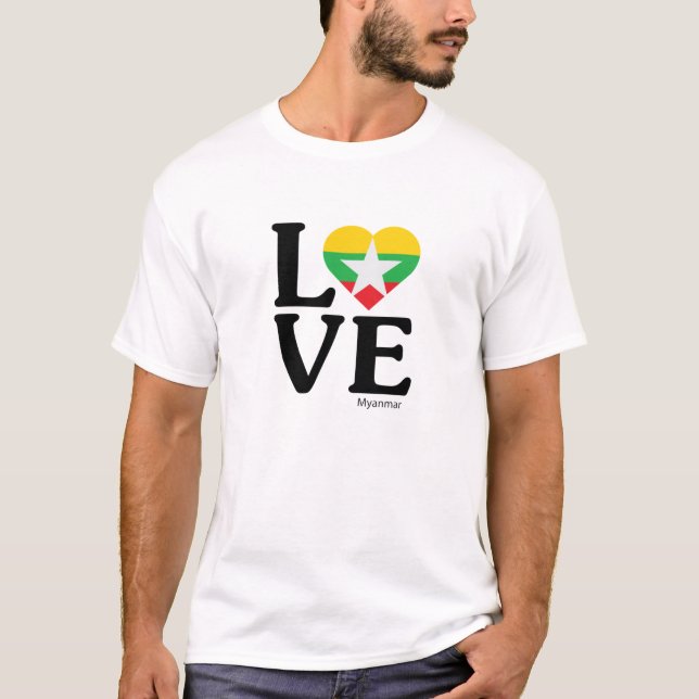 Love Myanmar T-Shirt (Front)