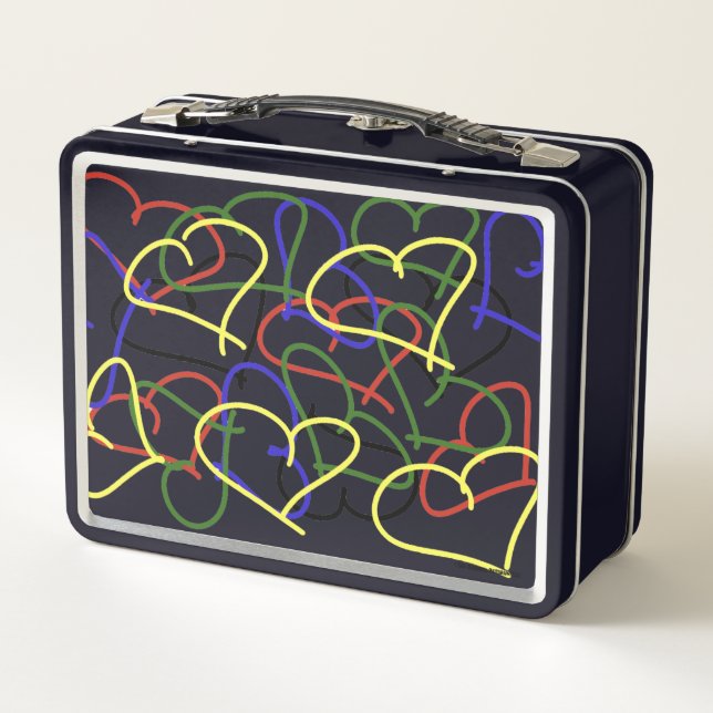 Love 'n Hearts Lunchbox (Back)