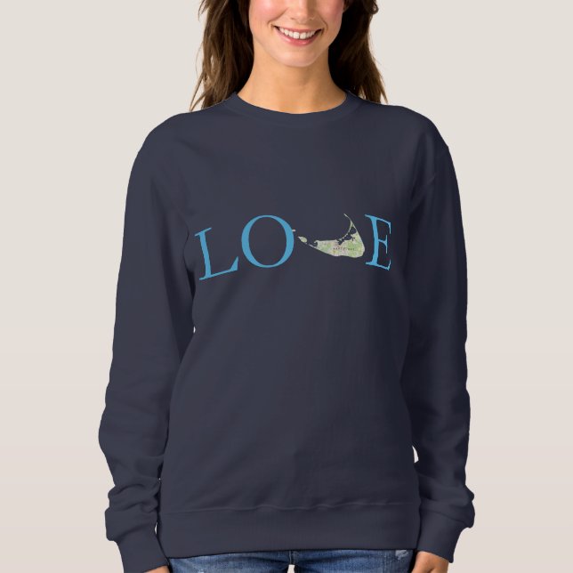 Love Nantucket sweatshirt for women (Front)