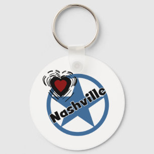 Love Nashville Keychain