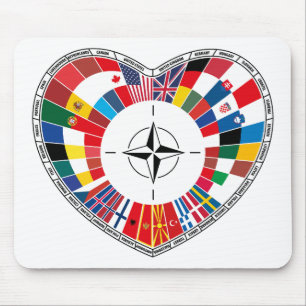Love NATO Countries, with the NATO Mouse Pad