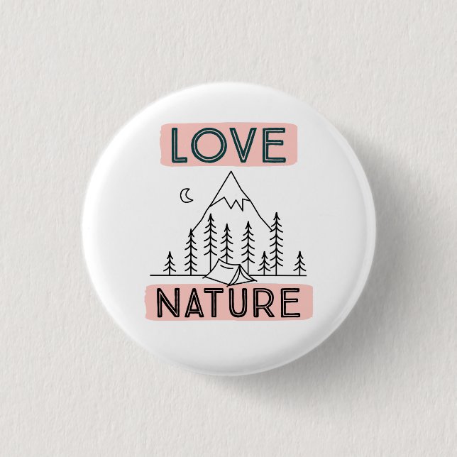 Love Nature Button (Front)