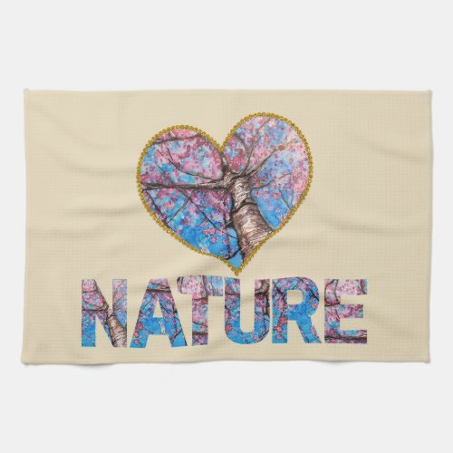 Love Nature Tea Towel