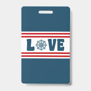 Love nautical design badge