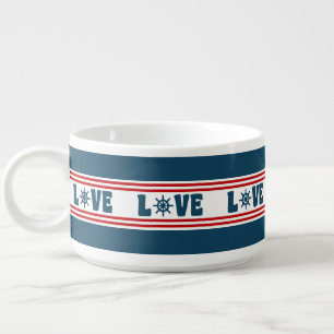 Love nautical design bowl