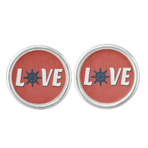 Love nautical design cufflinks