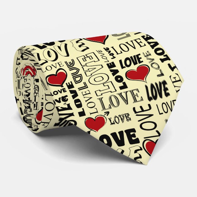 Love Neck Tie (Rolled)