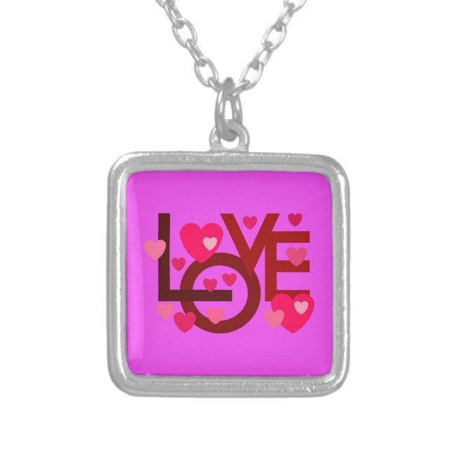 LOVE NECKLACE AS  GIFT WOMEN ,GIRLFRIEND VALENTINE (Front)