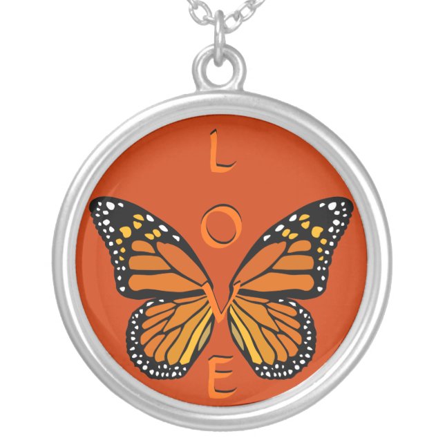 Love Necklace Butterfly Wings Jewelry & Gifts (Front)