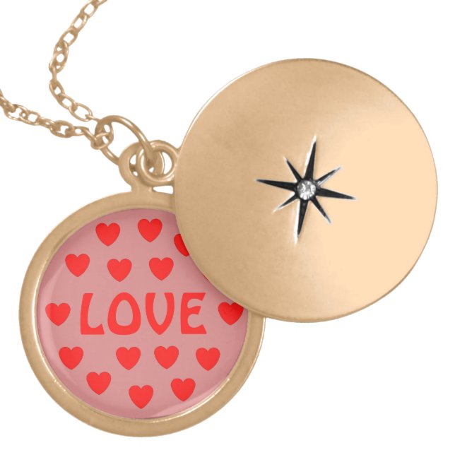 LOVE NECKLACE FOR GIFT WOMEN , GIRLFRIEND (Front)