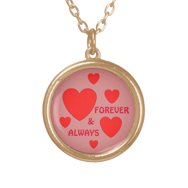 LOVE NECKLACE FOR GIFT WOMEN , GIRLFRIEND (Front)