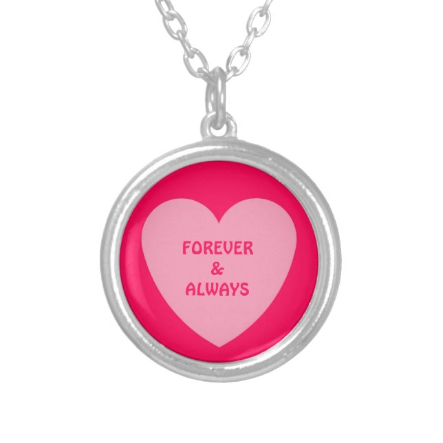 LOVE NECKLACE FOR GIFT WOMEN , GIRLFRIEND (Front)