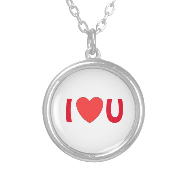 LOVE NECKLACE FOR GIFT WOMEN , GIRLFRIEND (Front)