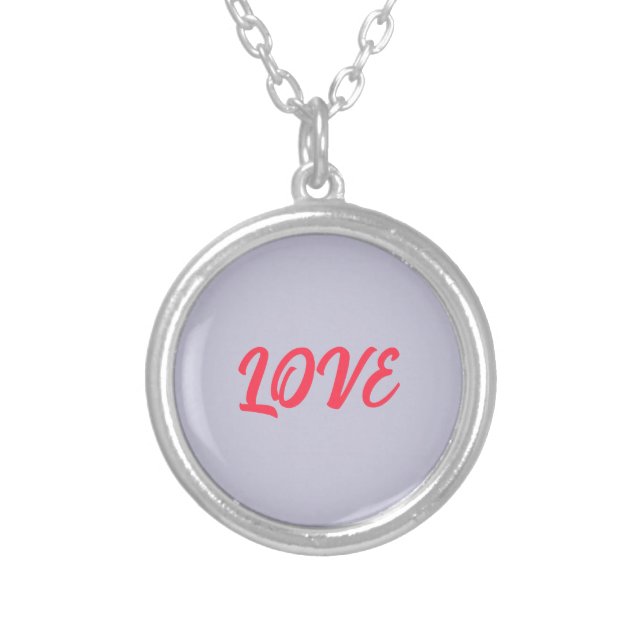 LOVE NECKLACE FOR GIFT WOMEN , GIRLFRIEND (Front)