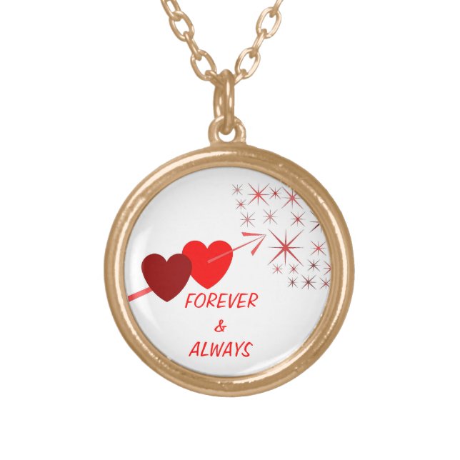 LOVE NECKLACE FOR GIFT WOMEN , GIRLFRIEND (Front)