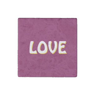 LOVE NECKLACE FOR GIFT WOMEN , GIRLFRIEND STONE MAGNET