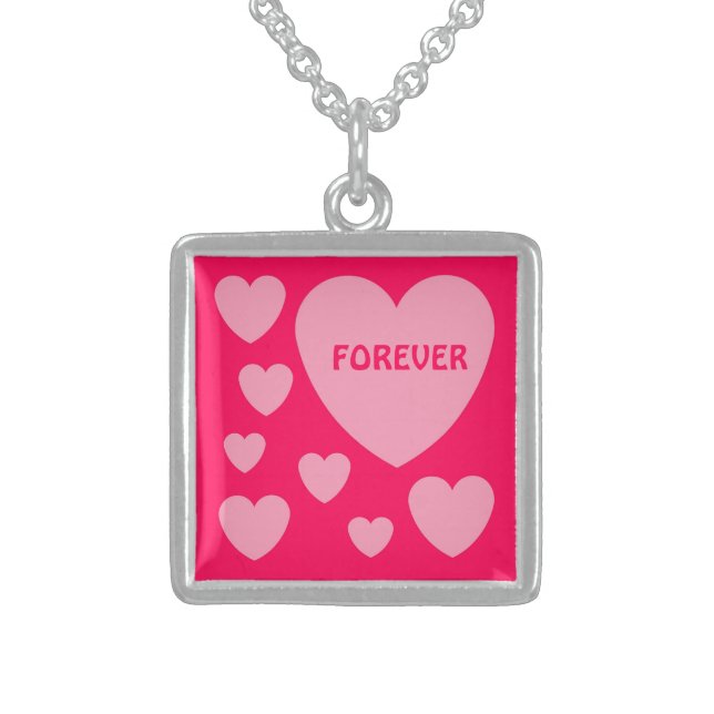 LOVE NECKLACE FOR GIFT WOMEN ,GIRLFRIEND VALENTINE (Front)