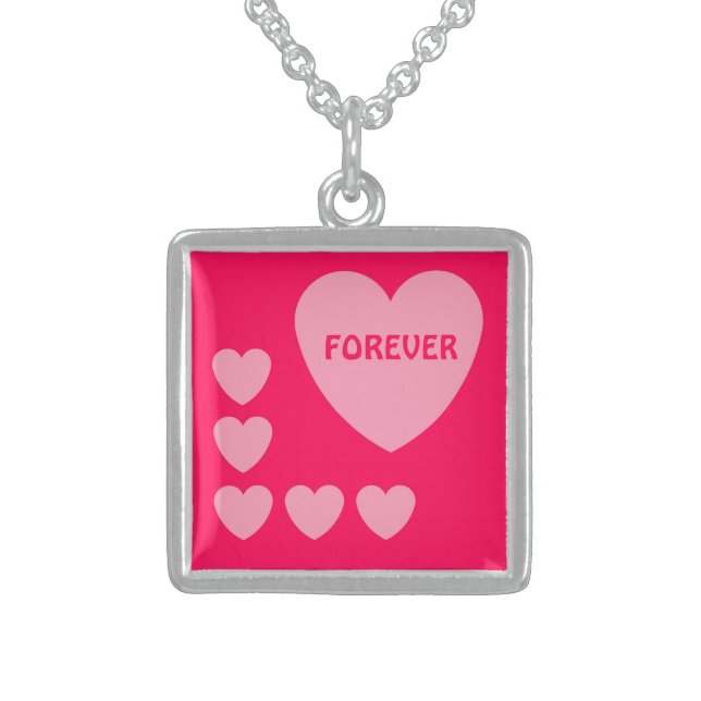 LOVE NECKLACE FOR GIFT WOMEN ,GIRLFRIEND VALENTINE (Front)
