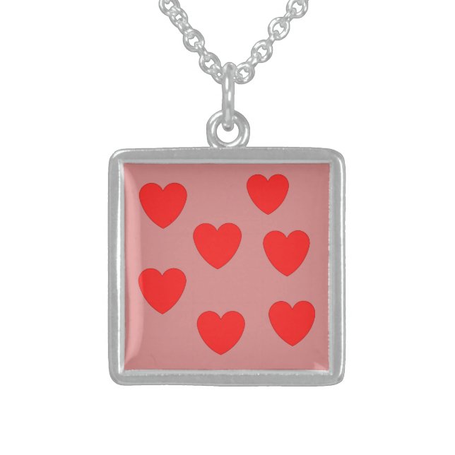 LOVE NECKLACE FOR GIFT WOMEN ,GIRLFRIEND VALENTINE (Front)
