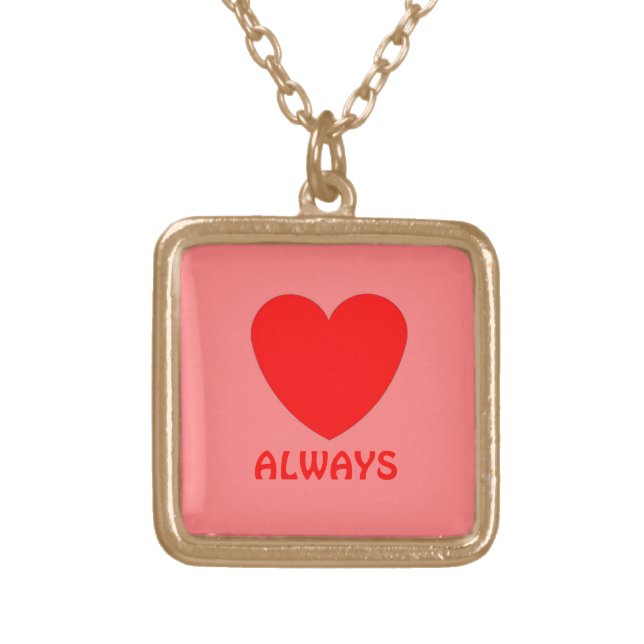 LOVE NECKLACE FOR GIFT WOMEN ,GIRLFRIEND VALENTINE (Front)