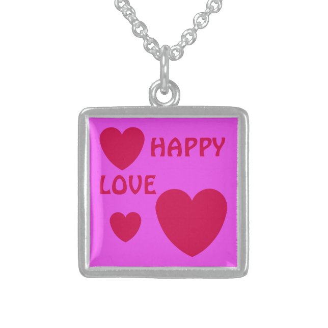 LOVE NECKLACE FOR GIFT WOMEN ,GIRLFRIEND VALENTINE (Front)