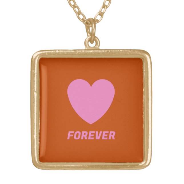 LOVE NECKLACE FOR GIFT WOMEN ,GIRLFRIEND VALENTINE (Front)