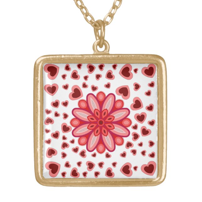 LOVE NECKLACE FOR GIFT WOMEN ,GIRLFRIEND VALENTINE (Front)