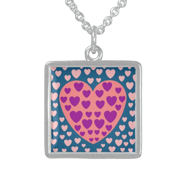 LOVE NECKLACE FOR GIFT WOMEN ,GIRLFRIEND VALENTINE (Front)